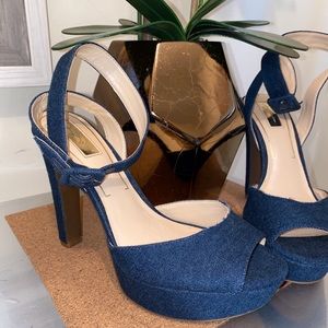 Jessica Simpson Denim Heels